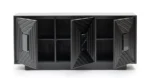 PRITI 3 Door Sideboard - Black