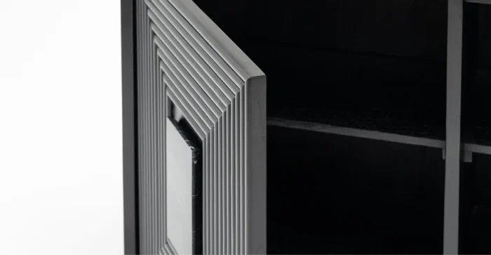 PRITI 3 Door Sideboard - Black