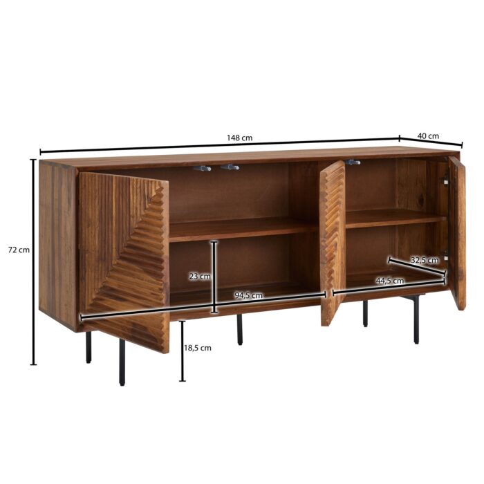 PRITI Modern Sideboard 148 cm