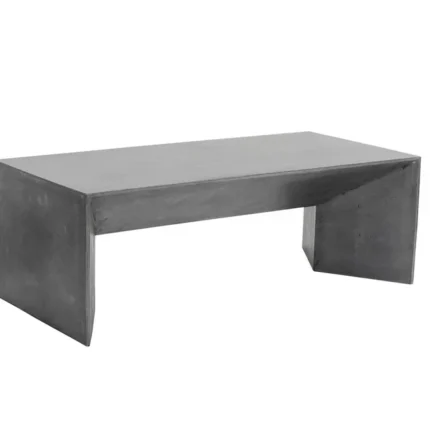 PRITI Nomad Concrete Outdoor Rectangular Coffee Table