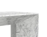 PRITI Nomad Concrete Outdoor Rectangular Coffee Table