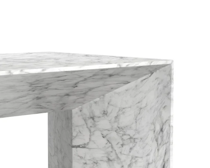 PRITI Nomad Concrete Outdoor Rectangular Coffee Table