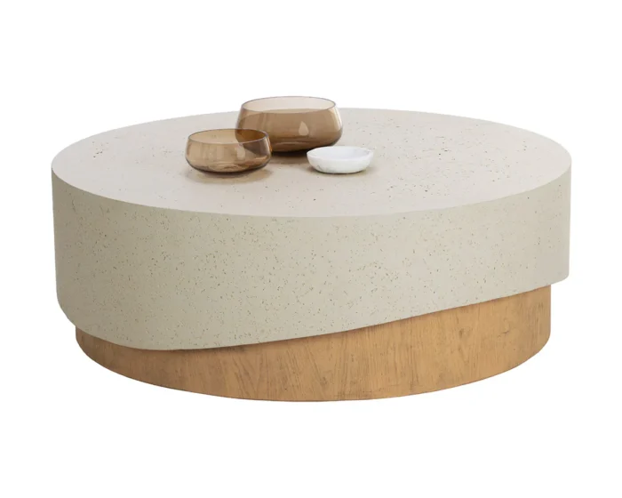 PRITI Patras Coffee Table Concrete Design For Indoor Outdoor Use