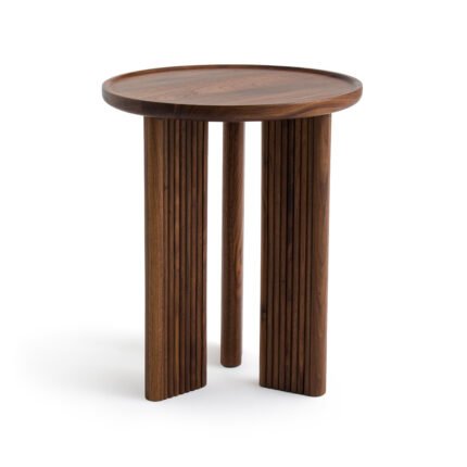 Table d'appoint PRITI, PRITI Side Table for Living Room (Solid Wood )