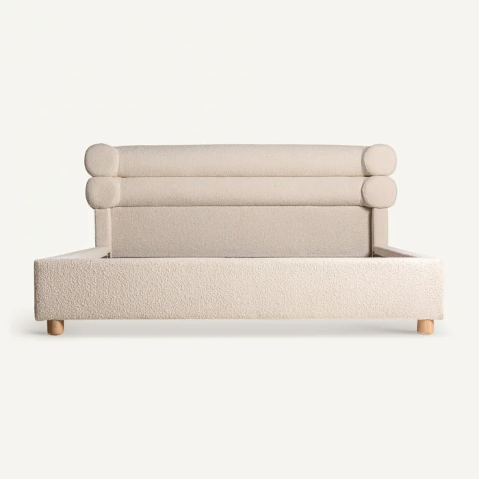 PRITI Bouclé Bed