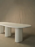 PRITI Frank Oval Dining Table