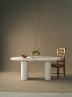 PRITI Frank Oval Dining Table