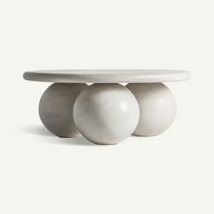 PRITI Stone Round Coffee Table