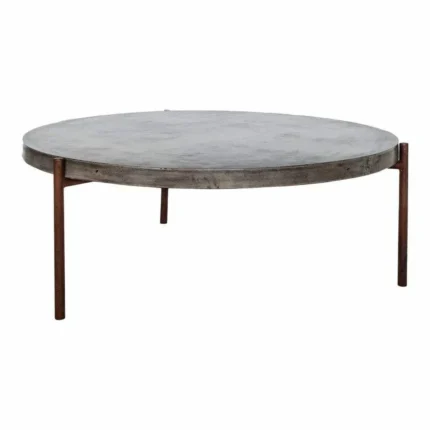 PRITI 36 Inch Coffee Table Grey Contemporary