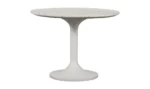 PRITI 39 Inch Outdoor Cafe Table Grey Contemporary