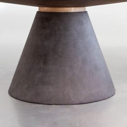 Круглый обеденный стол из бетона PRITI любого размера и цвета