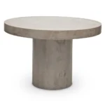 PRITI Circa Concrete Round Dining Table