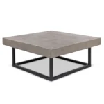 PRITI Miami Concrete Square Coffee Table