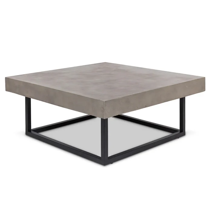 PRITI Miami Concrete Square Coffee Table
