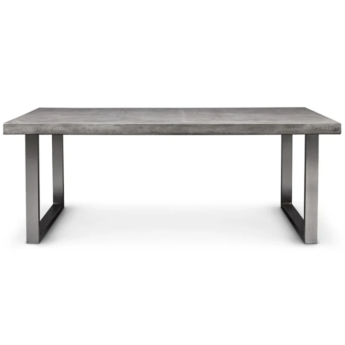 PRITI Miller Concrete Rectangular Dining Table