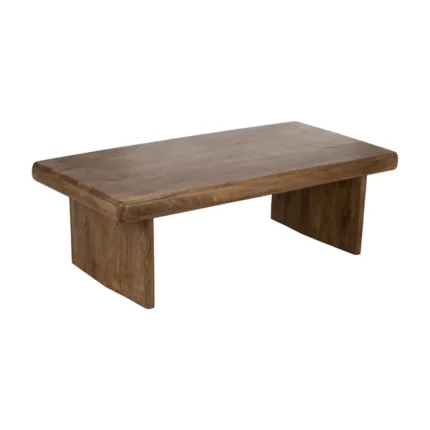 PRITI BROWN WOOD COFFEE TABLE 140 X 70 X 45 CM