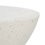 PRITI WHITE MAGNESIUM FIBER COFFEE TABLE 90 X 90 X 40 CM