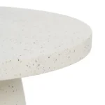 PRITI COFFE TABLE WHITE MAGNESIUM FIBER 80 X 80 X 38 CM