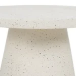 PRITI COFFE TABLE WHITE MAGNESIUM FIBER 80 X 80 X 38 CM