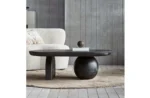 PRITI Coffee Table Wood Black