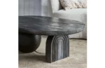 PRITI Coffee Table Wood Black