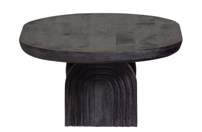 PRITI Coffee Table Wood Black