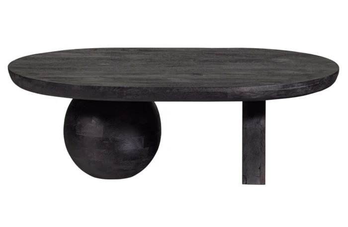 PRITI Coffee Table Wood Black