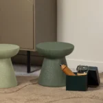 PRITI Side Table Olive Green