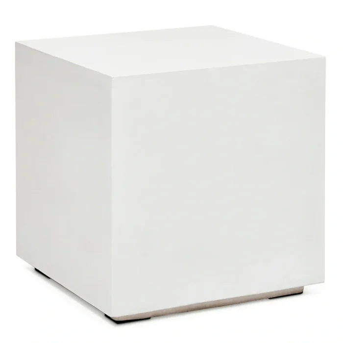 PRITI Bloc Concrete Outdoor Square End Table