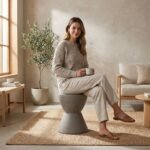 Exclusive Paloma Concrete Side Table – Priti