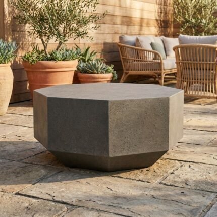 Concrete Charcoal Coffee Table - PRITI