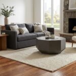 Concrete Charcoal Coffee Table - PRITI - Image 3