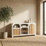 Hollow Sideboard with Cement Effect - Image 4