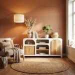 Hollow Sideboard with Cement Effect