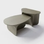 PRITI Riviera Concrete Nesting Coffee Table Set