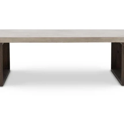 PRITI Heritage Concrete Rectangular Coffee Table