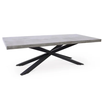 PRITI Hunter Concrete Rectangular Dining Table