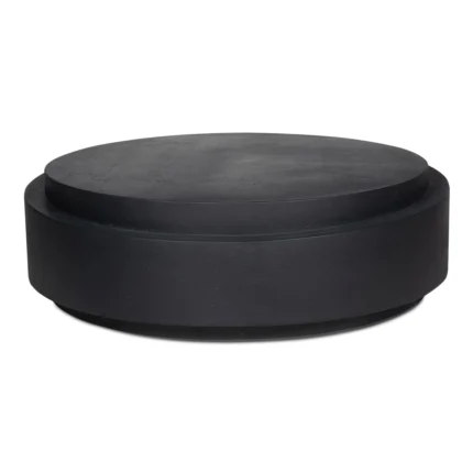 PRITI Cosmo Concrete Outdoor Round Coffee Table