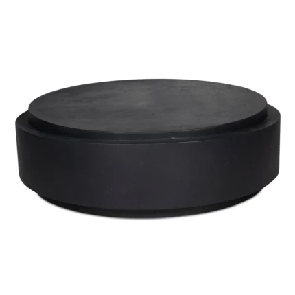 PRITI Cosmo Concrete Outdoor Round Coffee Table