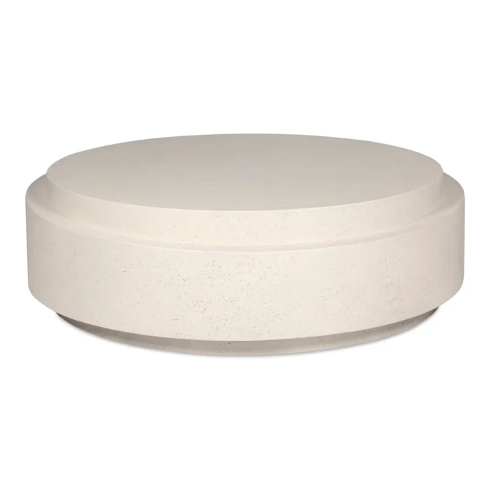 PRITI Cosmo Concrete Outdoor Round Coffee Table