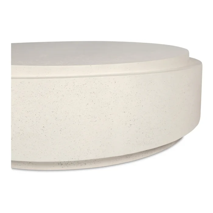PRITI Cosmo Concrete Outdoor Round Coffee Table