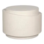 PRITI Cosmo Concrete and Stone Outdoor Round Accent Table