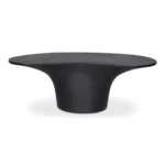 PRITI Yumi Concrete Outdoor Oval Coffee Table