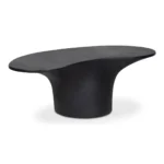 PRITI Yumi Concrete Outdoor Oval Coffee Table
