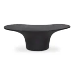 PRITI Yumi Concrete Outdoor Oval Coffee Table