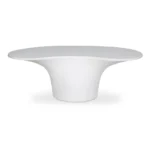 PRITI Yumi Concrete Outdoor Oval Coffee Table