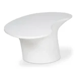 PRITI Yumi Concrete Outdoor Oval Coffee Table