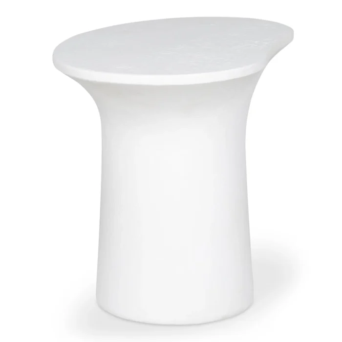 PRITI Yumi Concrete Outdoor Geometric Accent Table