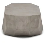 PRITI Kristal Concrete Geometric Coffee Table