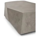 PRITI Kristal Concrete Geometric Coffee Table